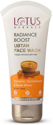 LOTUS HERBALS RADIANCE BOOST UBTAN Face Wash(50 g)