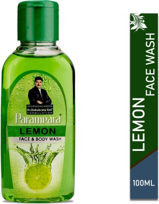 Parampara Ayurved Lemon Face & Body Wash 100ml Pack of 2 Face Wash(200 ml)