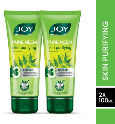 Joy Pure Neem Skin Purifying  For Pimples & Acne Control Face Wash(200 ml)