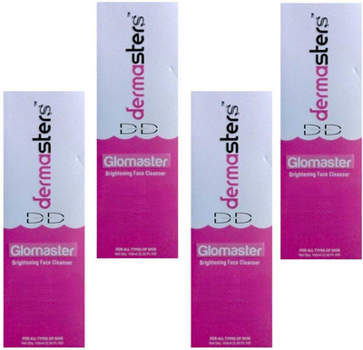DOOMSDAY GLOMASTER FACE CLEANSER FOR BRIGHTENING & GLOWING SKIN PACK OF 100ml x 4 Face Wash(400 ml)