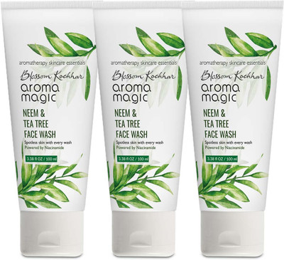 Aroma Magic Neem & Tea Tree  pack of 3 Face Wash(300 ml)