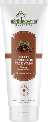 Earth Science Ayurveda Coffee Scrubbing  W/ Mulethi & Aloe Vera for Moisturizing & Detoxifying Face Wash(100 g)