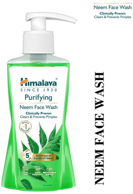 HIMALAYA Purifying Neem Anti Acne & Pimple Herbal  400ml Pack of 1 Face Wash(400 ml)
