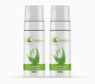 Kellen Aloe Vera | Face Scrub for Fighting Early Signs of Ageing Face Wash(200 ml)