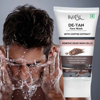 IKOTAL De Tan  , Men & Women , Eliminates Dead Cells , Deep Detoxification Face Wash(200 ml)