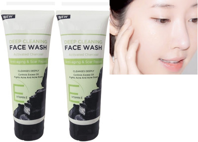 AFARAXIA Charcoal Deep Cleansing Moisturizing Oil Control  Face Wash(200 g)
