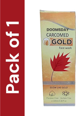 DOOMSDAY carcomed gold face wash glow like gold skin brightening and glowing Face Wash(100 g)