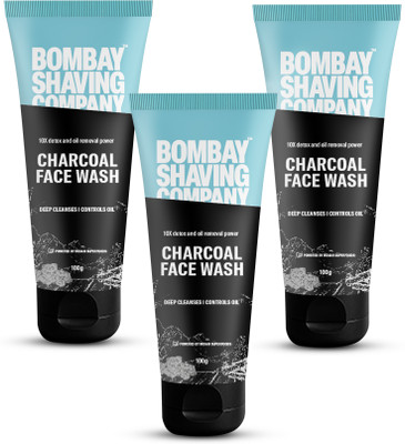 BOMBAY SHAVING COMPANY Pollution & Oil Control Facewash | Bamboo Charcoal | Gives Glowing Skin for Men Face Wash(300 g)