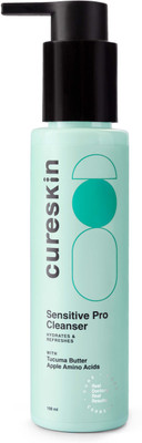 cureskin Sensitive Pro Cleanser with Apple Extracts for Sensitive Skin Face Wash(100 ml)