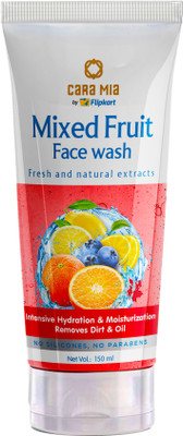 Cara Mia By Flipkart Natural & Moisturising Mixed Fruit Face Wash(150 ml)