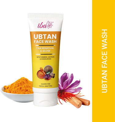 Iba Ubtan Facewash with Turmeric, Saffron & Sandalwood for Tan Removal & Glow For All Skin Types Face Wash(100 ml)