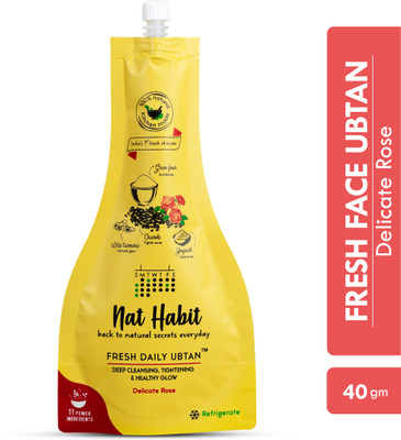 Nat Habit Fresh Delicate Rose Ubtan Face Wash(40 g)