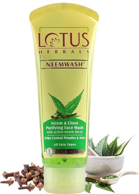 LOTUS HERBALS Neemwash Neem & Clove Purifying  Face Wash(120 g)