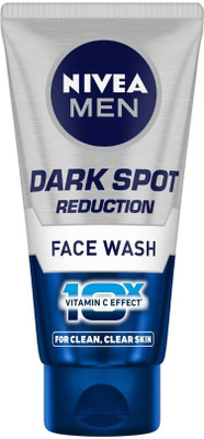 Nivea Men Dark Spot Reduction with 10X Vitamin C Effect Cleanser, Face Wash(50 g)