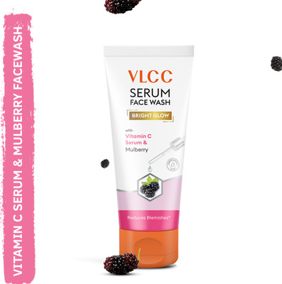 VLCC Serum Facewash with Vitamin C Serum & Mulberry to Reduce Blemishes & Bright Glow Face Wash(50 ml)