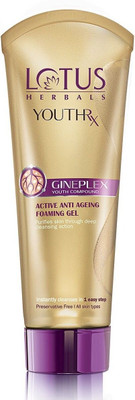 LOTUS HERBALS YouthRx Skin Active Anti-Ageing Foaming Gel Face Wash(50 g)