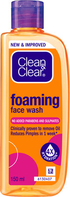 Clean & Clear Oil Free Foaming Face Wash(150 ml)