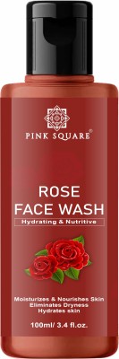 Pink Square Rose |Facial Cleanser for both Men & Women Pack 1 of 100ML Face Wash(100 ml)