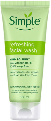 Simple Kind to Skin Refreshing Facial Wash Face Wash(100 ml)