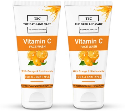 TBC - The Bath and Care Vitamin C  with Orange Extract and Niacinamide for Tan Removal Face Wash(100 g)