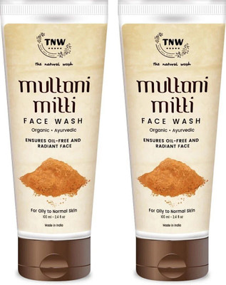 TNW - The Natural Wash Multani Mitti  | Oil Control | Prevents Acne Face Wash(200 ml)