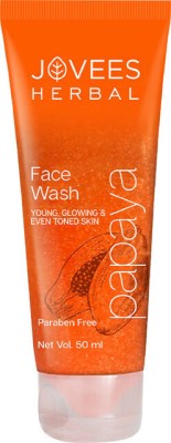 Jovees Herbal Papaya For Women/Men, Skin Brightning& Glowing, Removes Pigmentation & Darkspots Face Wash(50 ml)
