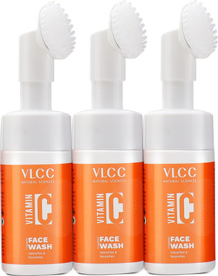 VLCC Vitamin C Foaming  - 100 ml (Pack of 3) Face Wash(300 ml)