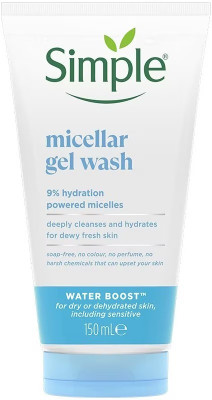 Simple Micellar Gel Wash Water Boost Deep Cleansing And Moisturizing Facial Cleanser Face Wash(150 g)