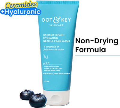 Dot & Key Barrier Repair + Hydrating Gentle  With Probiotic| Ceremide  Face Wash(175 ml)