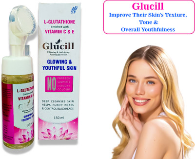 GLUCILL  Suitable for All Skin Types, Including Oily and Sensitive Skin Face Wash(150 ml)