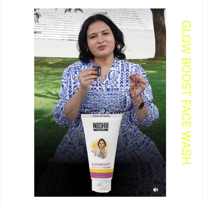 HGHASAYAGIRL NIDHI SKINCARE Glow Boost Vitamin C ll Face Wash(100 g)