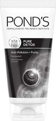 POND's PURE DETOX ANTI-POLLUTION PURITY FACE WASH WITH ACTIVATED CHARCOAL EACH 200ML 1PCS Face Wash(200 g)