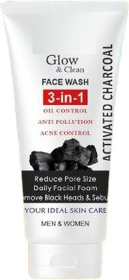 skynly Charcoal  | Daily Detoxifying Charcoal Cleanser for Acne | Deep Pore Cleanser Face Wash(100 g)