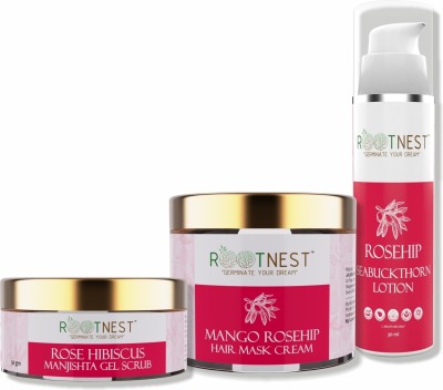 ROOTNEST Skin Care Kit for Face | Buy 2 Get 1 Free| Combo (Pack of 3) 50g(3 x 16.67 g)