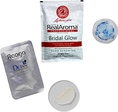 TOPMAX real aroma bridal single use facial and d-tan cleanser(84 g)