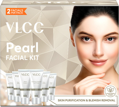 VLCC Pearl Facial Kit for Luminous Skin and A Fairer Complexion (60gm)(60 g)