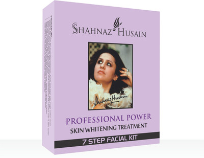 Shahnaz Husain Professional Power Skin Whitening Treatment | 7 Steps Facial Kit |(63 g)