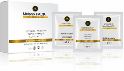 COSDERMA Melano Pack Advance Yellow Peel, Exfoliating & Brightening Facial Pack 1 Session(6 ml)