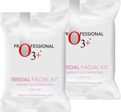 O3+ Bridal Facial Kit for Radiant & Glowing Skin - Suitable for All Skin Types(2 x 60 g)