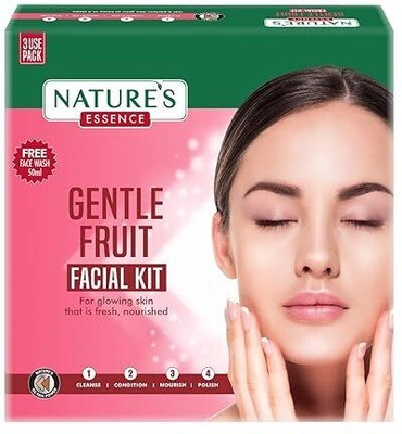 Nature's Essence Gentle Fruit Facial Kit 60gm + 50ml(5 x 15 g)