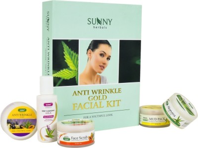 Sunny Herbals Anti-Wrinkle Facial Kit(5 x 50 g)