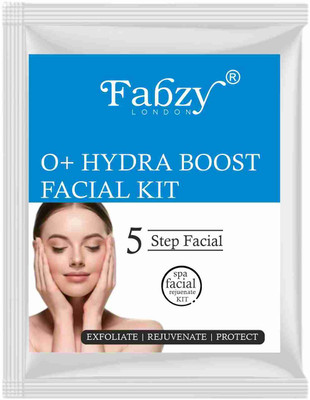 fabzy O+Hydra Boost Facial Kit For||Multi-Level Skin Hydration And Rejuvenation(5 x 12 ml)