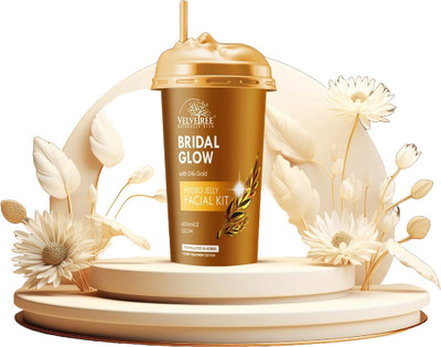 Velvetree Hydro Jelly Facial Kit Bridal Glow with 24k Gold Advance(165 g)