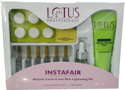 Lotus Professional INSTAFAIR Melanin Control and Skin Lightening Kit(100 ml)