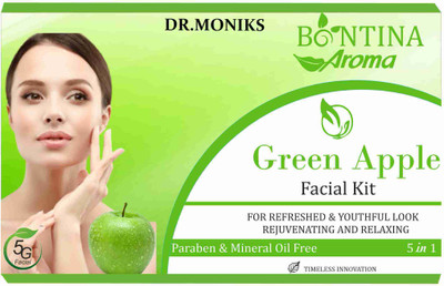 DR.MONIKS Professional Green Apple Facial Kit 600 gm(5 x 120 g)