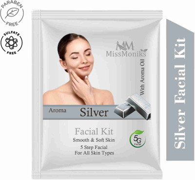 MISSMONIKS Silver Facial Kit 60 gm(5 x 12 g)