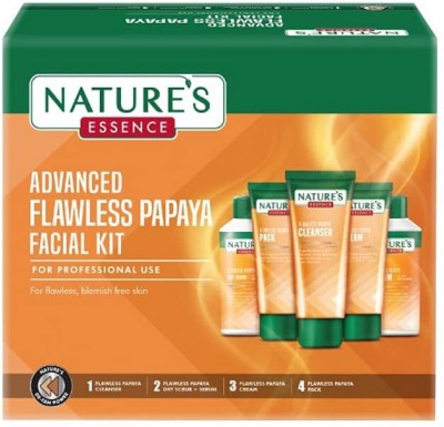 Nature's Essence ADVANCED FLAWLESS PAPAYA FACIAL KIT 230G(230 g)