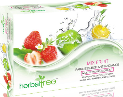 Herbal Tree Mix Fruit Facial Kit for Fairness & Instant Radiance(530 g)