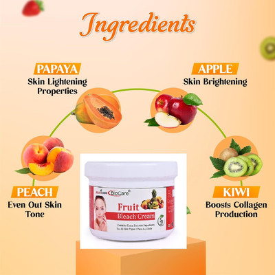 BEAUCODE BioCare Body Facial Kit 250ml with Fruit Bleach Cream 300ml(5 x 260 ml)