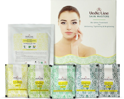 Vedic Line Bio White Facial Kit Single Use Sachets(67 ml)